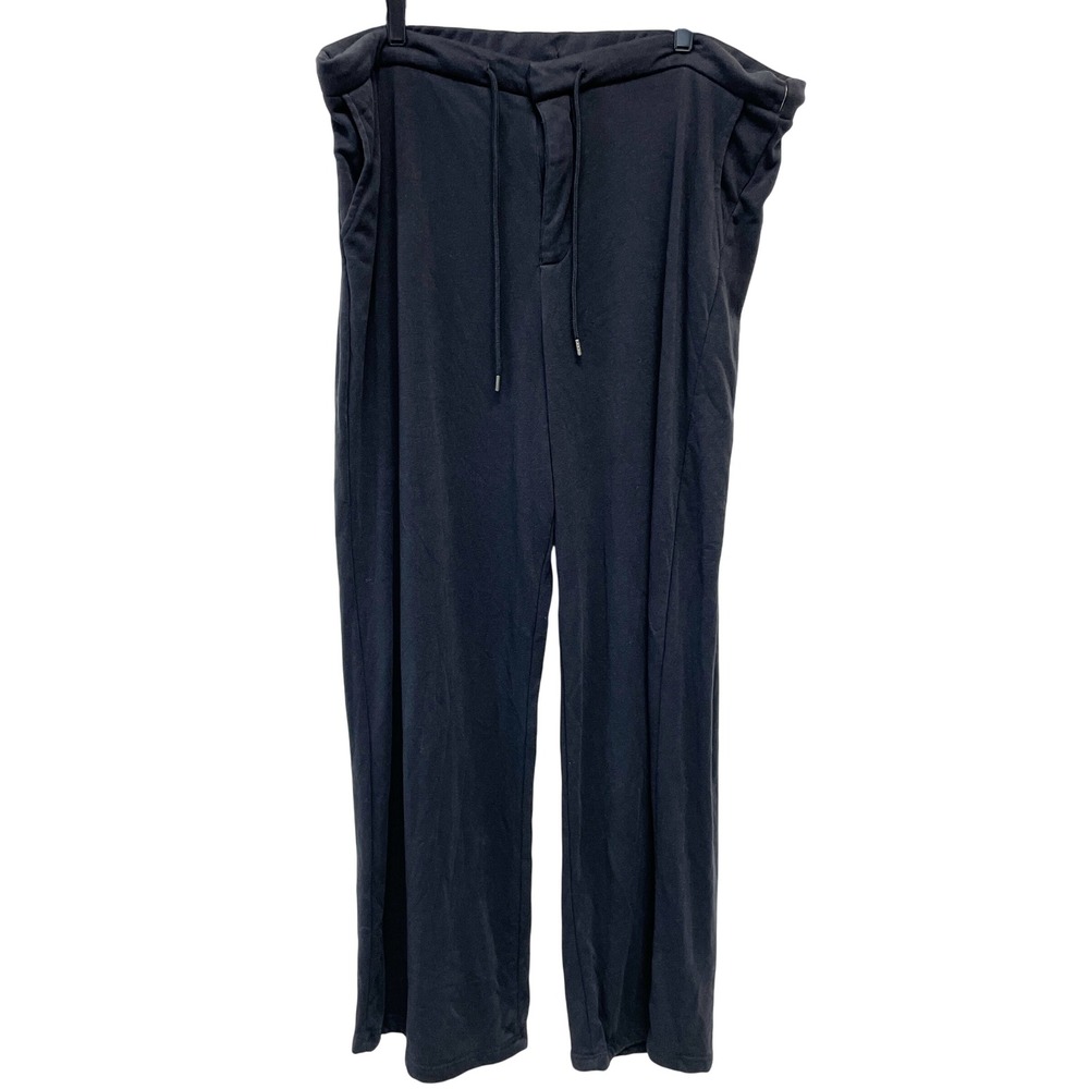 Universal‎ Thread Women's Black High Rise Wide Leg Sweatpants Size XL